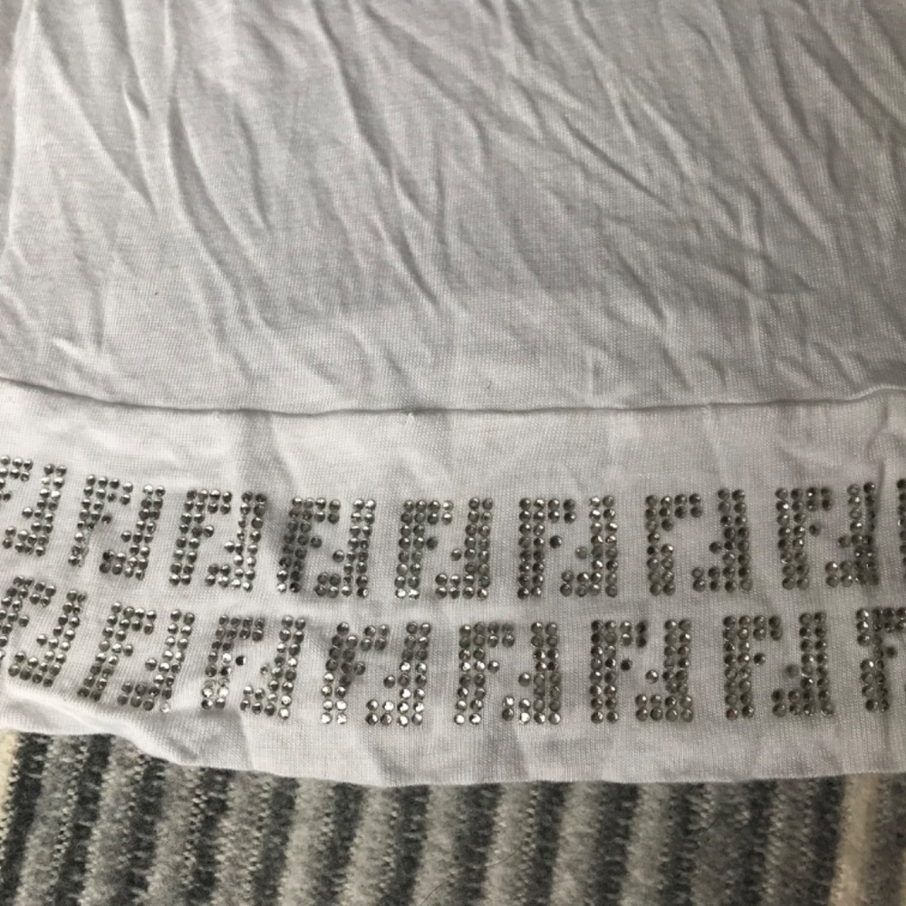 FENDI top with FF crystals on waist. - Picture 3 of 13
